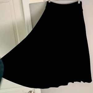 Black bamboo skirt